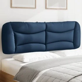 Cabecero de cama acolchado tela azul 160 cm de , Cabeceros y pies de cama - Ref: Foro24-374594, Precio: 88,84 €, Descuento: %