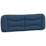 Cabecero de cama acolchado tela azul 160 cm de , Cabeceros y pies de cama - Ref: Foro24-374594, Precio: 90,12 €, Descuento: %