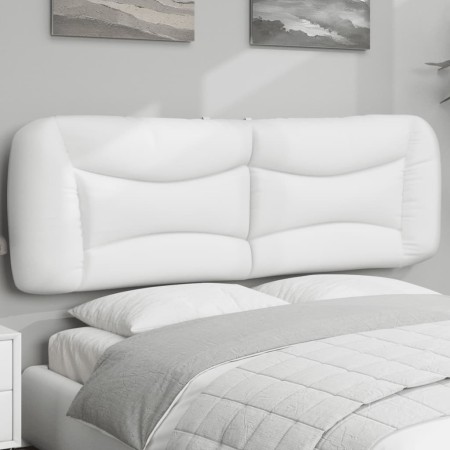 Cabecero de cama acolchado cuero sintético blanco 160 cm de , Cabeceros y pies de cama - Ref: Foro24-374596, Precio: 89,08 €,...