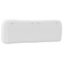 Cabecero de cama acolchado cuero sintético blanco 160 cm de , Cabeceros y pies de cama - Ref: Foro24-374596, Precio: 89,08 €,...