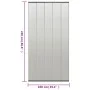 Mosquitera de puerta cortina malla poliéster negro 100x220 cm de , Mosquiteras para ventanas - Ref: Foro24-148710, Precio: 16...