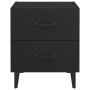 Mesita de noche 2 unidades negro 40x35x47,5 cm de vidaXL, Mesitas de noche - Ref: Foro24-811991, Precio: 83,32 €, Descuento: %