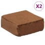 Bloques de fibra de coco 2 uds 5 kg cada uno 10 kg total de , Tierra y arena - Ref: Foro24-155729, Precio: 57,70 €, Descuento: %