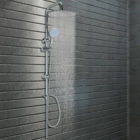 Kit de ducha combinado con ducha de mano acero inoxidable de vidaXL, Cabezales de ducha - Ref: Foro24-145056, Precio: 67,51 €...