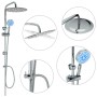 Kit de ducha combinado con ducha de mano acero inoxidable de vidaXL, Cabezales de ducha - Ref: Foro24-145056, Precio: 68,40 €...