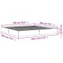 Estructura de cama madera maciza pino marrón cera 180x200 cm de , Camas y somieres - Ref: Foro24-844815, Precio: 138,17 €, De...
