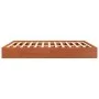 Wax brown pine solid wood bed frame 150x200 cm by , Beds and slatted bases - Ref: Foro24-844817, Price: 115,42 €, Discount: %