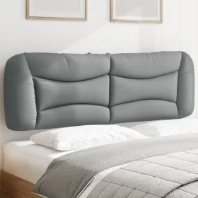 Padded headboard light gray fabric 160 cm by , Headboards and footboards - Ref: Foro24-374588, Price: 61,53 €, Discount: %