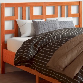 Cabecero de cama madera maciza de pino marrón cera 135 cm de , Cabeceros y pies de cama - Ref: Foro24-844190, Precio: 40,17 €...