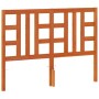 Cabecero de cama madera maciza de pino marrón cera 135 cm de , Cabeceros y pies de cama - Ref: Foro24-844190, Precio: 40,17 €...