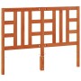 Cabecero de cama madera maciza de pino marrón cera 135 cm de , Cabeceros y pies de cama - Ref: Foro24-844190, Precio: 40,17 €...