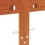 Bettkopfteil aus massivem Kiefernholz in Wachsbraun, 135 cm von , Kopf- und Fußteile - Ref: Foro24-844240, Preis: 48,78 €, Ra...