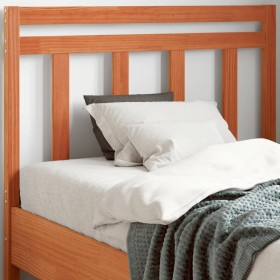 Cabecero de cama madera maciza de pino marrón cera 100 cm de , Cabeceros y pies de cama - Ref: Foro24-844178, Precio: 29,79 €...