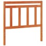 Cabecero de cama madera maciza de pino marrón cera 100 cm de , Cabeceros y pies de cama - Ref: Foro24-844178, Precio: 29,79 €...