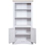 Aparador Corona Range de pino mexicano blanco 80x40x170 cm de vidaXL, Taquillas y armarios de almacenamiento - Ref: Foro24-28...