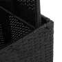 Mesa de jardín madera de acacia y ratán PE negro 110x110x71 cm de , Mesas de jardín - Ref: Foro24-368272, Precio: 165,10 €, D...
