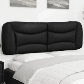 Cabecero de cama acolchado cuero sintético negro 160 cm de , Cabeceros y pies de cama - Ref: Foro24-374595, Precio: 80,60 €, ...