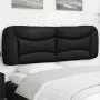 Gepolstertes Bettkopfteil aus schwarzem Kunstleder, 160 cm von , Kopf- und Fußteile - Ref: Foro24-374595, Preis: 80,60 €, Rab...
