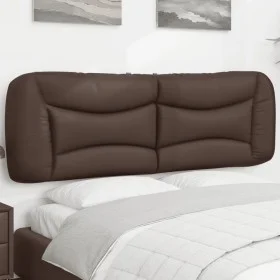 Cabecero de cama acolchado cuero sintético marrón 160 cm de , Cabeceros y pies de cama - Ref: Foro24-374597, Precio: 89,10 €,...