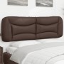 Cabecero de cama acolchado cuero sintético marrón 160 cm de , Cabeceros y pies de cama - Ref: Foro24-374597, Precio: 89,94 €,...