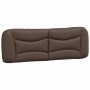 Cabecero de cama acolchado cuero sintético marrón 160 cm de , Cabeceros y pies de cama - Ref: Foro24-374597, Precio: 89,94 €,...