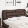 Cabecero de cama acolchado cuero sintético marrón 160 cm de , Cabeceros y pies de cama - Ref: Foro24-374597, Precio: 89,94 €,...