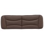 Cabecero de cama acolchado cuero sintético marrón 160 cm de , Cabeceros y pies de cama - Ref: Foro24-374597, Precio: 89,94 €,...