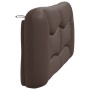 Cabecero de cama acolchado cuero sintético marrón 160 cm de , Cabeceros y pies de cama - Ref: Foro24-374597, Precio: 89,94 €,...