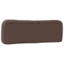 Cabecero de cama acolchado cuero sintético marrón 160 cm de , Cabeceros y pies de cama - Ref: Foro24-374597, Precio: 89,94 €,...
