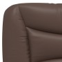 Cabecero de cama acolchado cuero sintético marrón 160 cm de , Cabeceros y pies de cama - Ref: Foro24-374597, Precio: 89,94 €,...