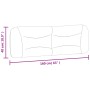 Cabecero de cama acolchado cuero sintético marrón 160 cm de , Cabeceros y pies de cama - Ref: Foro24-374597, Precio: 89,94 €,...