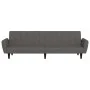 Sofá cama de 2 plazas terciopelo gris oscuro de , Sofás - Ref: Foro24-375859, Precio: 269,36 €, Descuento: %