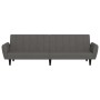 Sofá cama de 2 plazas terciopelo gris oscuro de , Sofás - Ref: Foro24-375859, Precio: 274,32 €, Descuento: %
