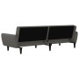 Sofá cama de 2 plazas terciopelo gris oscuro de , Sofás - Ref: Foro24-375859, Precio: 274,32 €, Descuento: %