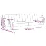 Sofá cama de 2 plazas terciopelo gris oscuro de , Sofás - Ref: Foro24-375859, Precio: 269,36 €, Descuento: %