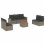 Set de sofás de jardín 8 pzas y cojines ratán sintético gris de , Conjuntos de jardín - Ref: Foro24-3224079, Precio: 445,96 €...