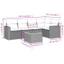 Set de muebles de jardín 6 pzas y cojines ratán sintético gris de , Conjuntos de jardín - Ref: Foro24-3224114, Precio: 356,21...