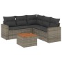 Set de muebles de jardín 6 pzas y cojines ratán sintético gris de , Conjuntos de jardín - Ref: Foro24-3224121, Precio: 356,21...