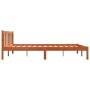 Estructura de cama madera maciza pino marrón cera 160x200 cm de , Camas y somieres - Ref: Foro24-844811, Precio: 99,62 €, Des...