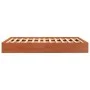 Solid wax brown pine wood bed frame 140x190 cm by , Beds and slatted bases - Ref: Foro24-844826, Price: 102,47 €, Discount: %