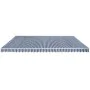 Toldo plegable de operación manual 600 cm azul y blanco de vidaXL, Toldos - Ref: Foro24-276352, Precio: 522,80 €, Descuento: %