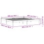 Estructura de cama madera maciza pino marrón cera 180x200 cm de , Camas y somieres - Ref: Foro24-844866, Precio: 105,22 €, De...