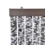 Cortina mosquitera de chenilla marrón y beige 56x185 cm de vidaXL, Mosquiteras para ventanas - Ref: Foro24-284276, Precio: 44...