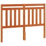 Cabecero de cama madera maciza de pino marrón cera 135 cm de , Cabeceros y pies de cama - Ref: Foro24-844180, Precio: 42,08 €...
