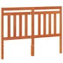 Cabecero de cama madera maciza de pino marrón cera 135 cm de , Cabeceros y pies de cama - Ref: Foro24-844180, Precio: 42,08 €...