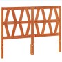 Cabecero de cama madera maciza de pino marrón cera 135 cm de , Cabeceros y pies de cama - Ref: Foro24-844303, Precio: 42,68 €...