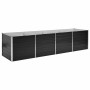 Arriate de acero galvanizado gris antracita 320x80x77 cm de vidaXL, Maceteros y jardineras - Ref: Foro24-45728, Precio: 131,5...