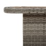 Mesa de jardín ratán sintético y madera acacia gris 90x55x71 cm de , Mesas de jardín - Ref: Foro24-368276, Precio: 119,14 €, ...