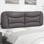 Gepolstertes Bettkopfteil aus grauem Kunstleder, 160 cm von , Kopf- und Fußteile - Ref: Foro24-374598, Preis: 82,97 €, Rabatt: %