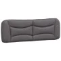 Gepolstertes Bettkopfteil aus grauem Kunstleder, 160 cm von , Kopf- und Fußteile - Ref: Foro24-374598, Preis: 82,97 €, Rabatt: %